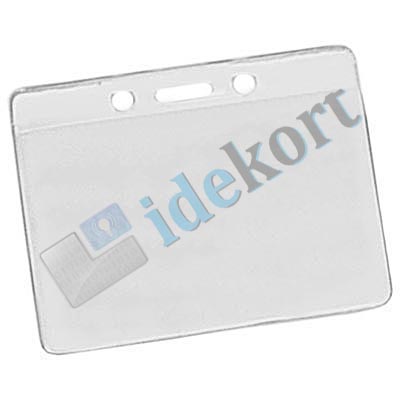 ID kortholder transparent vandret