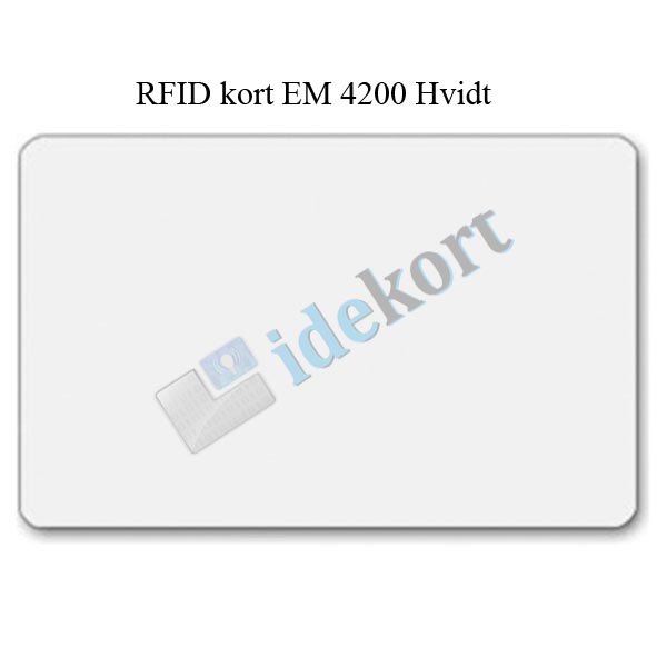 RFID kort EM 4200 Hvid