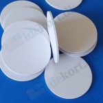 MiFare RFID tag, Rund PVC ø25 mm, Selvklæbende Hvid – “Knap Kort”