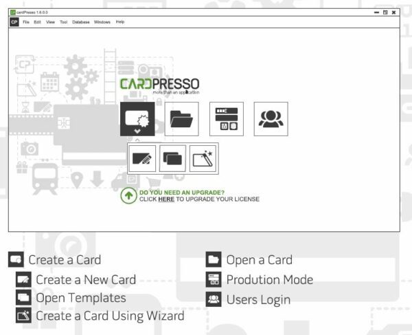 CardPresso Software, Kort design & produktionssoftware
