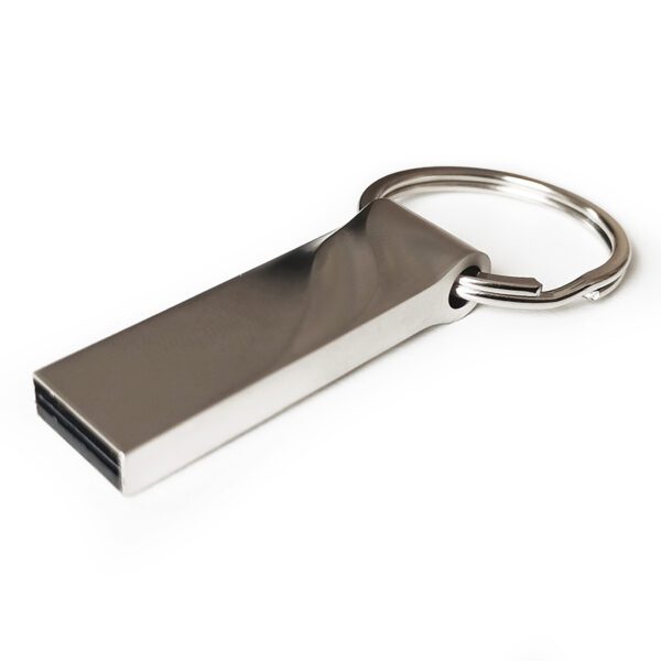 USB nøgle, 8 GB, børstet metal