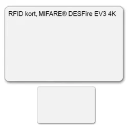 RFID kort, MIFARE® DESFire EV3 4K